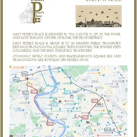 Saint Peter's Place Via Catone Διαμέρισμα *